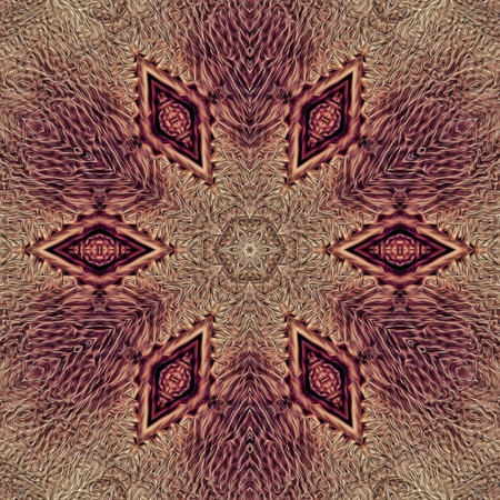 Kaleidoscope of color with beautiful ornamental - seamless background