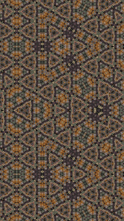 Kaleidoscope of color with beautiful ornamental - Seamless pattern