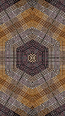 Kaleidoscope of color with beautiful ornamental - Thorough background summary - seamless