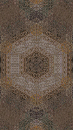 Kaleidoscope of color with beautiful ornamental - Thorough background summary - seamless