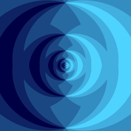 Abstract blue background. Vector illustration. Eps 10. Blue spiral.