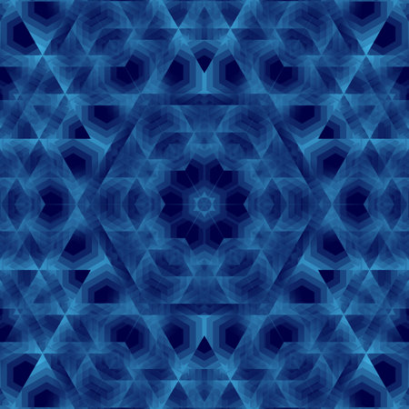 Abstract kaleidoscope background. Beautiful kaleidoscope seamless pattern. Seamless kaleidoscope texture.の写真素材
