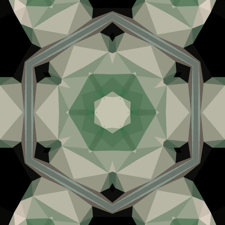 Kaleidoscope of color with beautiful ornamental - Thorough background summary - seamlessの写真素材