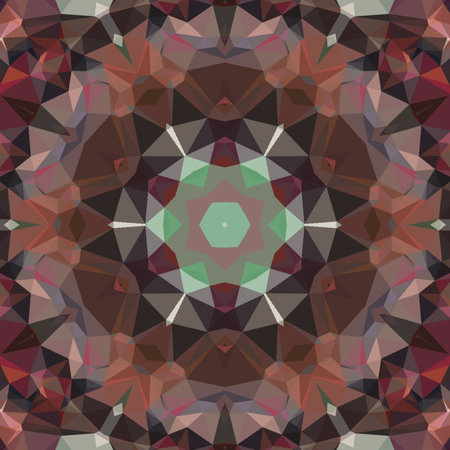 Kaleidoscope of color. Seamless pattern.の写真素材