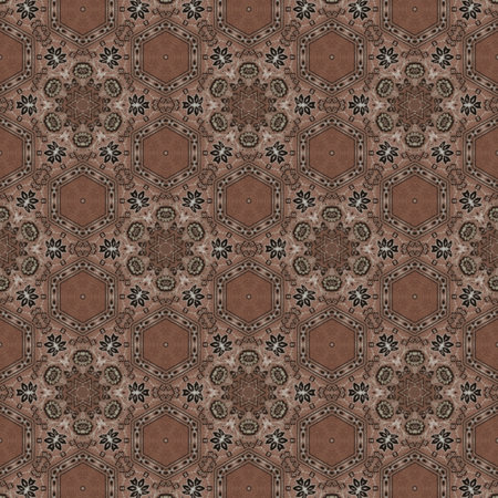 Seamless pattern with decorative ornament. For eg fabric, wallpaper, wall decorations.
