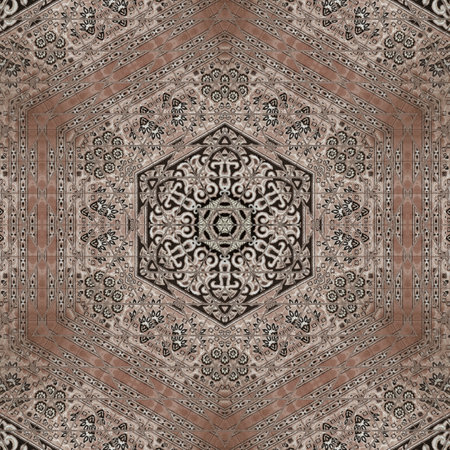 Seamless abstract pattern, symmetric kaleidoscope symmetrical background