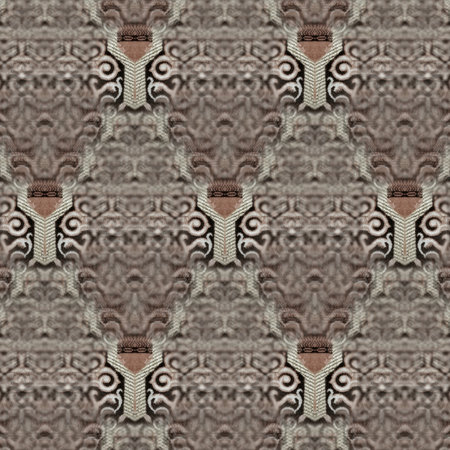 Seamless pattern of Thai style fabric. For eg fabric, wallpaper, wall decorations.の写真素材