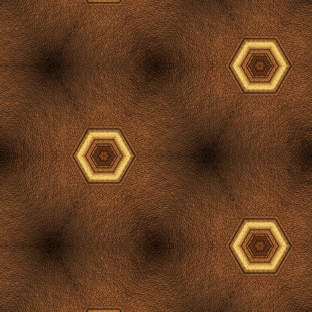 Seamless background pattern. Geometric pattern on leather. For eg fabric, wallpaper, wall...