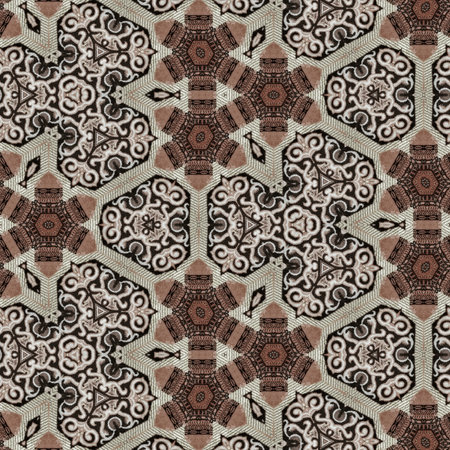 Seamless patterned texture in the form of square tiles.