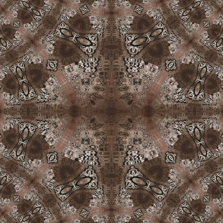 Kaleidoscopic wallpaper tiles. Seamless pattern or texture