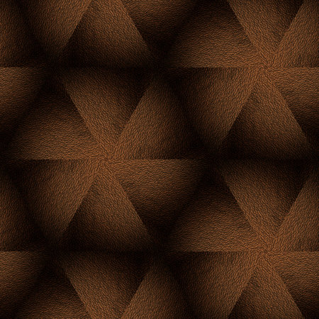 Seamless abstract pattern in brown tones. Geometric background.の写真素材
