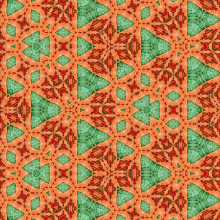 Seamless kaleidoscope pattern. Seamless kaleidoscope pattern for background.