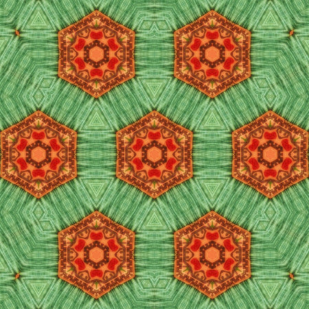 Seamless pattern from the image of the leaves. For eg fabric, wallpaper, wall decorations.