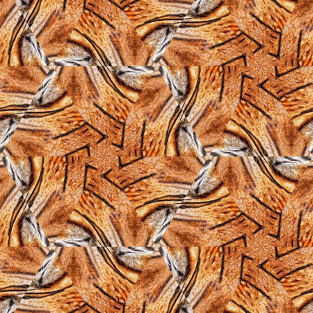 Seamless pattern made from animal skin texture. For eg fabric, wallpaper, wall decorations.