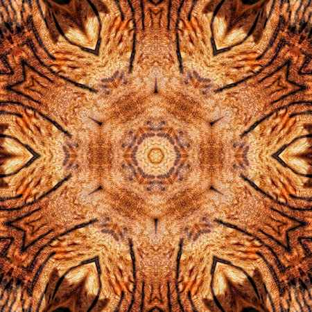 Kaleidoscope of color with beautiful ornamental - Seamless patternの写真素材