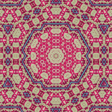 Abstract kaleidoscope background. Beautiful kaleidoscope seamless pattern. Seamless kaleidoscope...