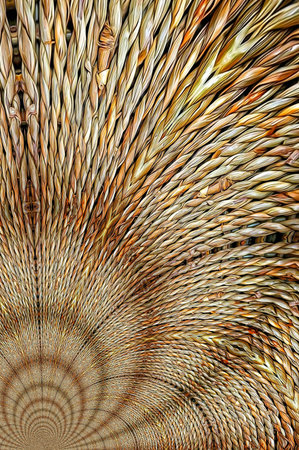 Abstract fractal. Fractal art background for creative design. Decoration for wallpaper, desktop,...