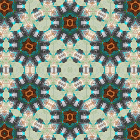 Seamless pattern. For eg fabric, wallpaper, wall decorations.