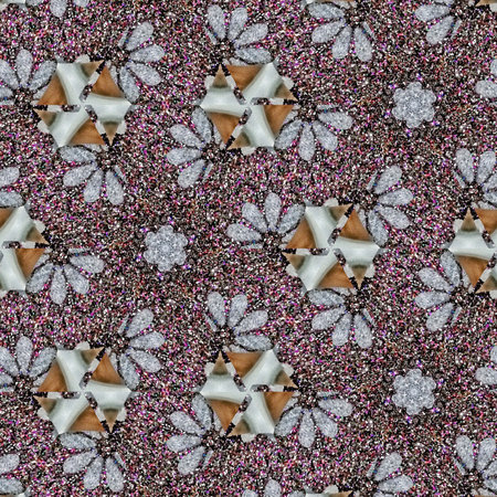 Seamless kaleidoscope pattern. Seamless kaleidoscope texture for background.