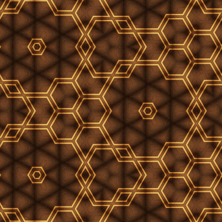 Seamless pattern with geometric ornament. For eg fabric, wallpaper, wall decorations.