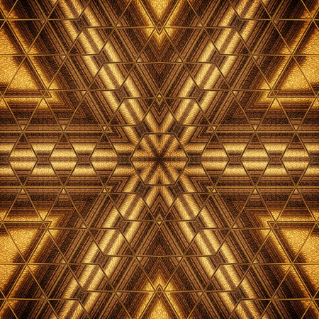 Luxury gold patterned background. Computer generated 3D photo rendering.の写真素材