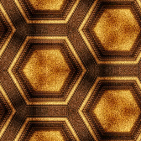 Seamless pattern with hexagons. For eg fabric, wallpaper, wall decorations.