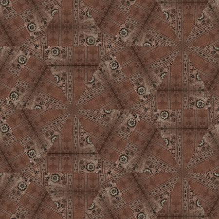 art grunge brown seamless abstract pattern illustration background (computer generated, fractal...