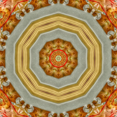 Kaleidoscope of color with beautiful ornamental - Thorough background summary - seamless