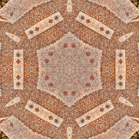 Abstract kaleidoscope background. Beautiful kaleidoscope seamless pattern. Seamless kaleidoscope...