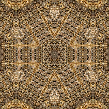 Kaleidoscope of color with beautiful ornamental - Thorough background summary - seamless