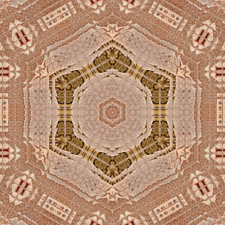 Seamless kaleidoscope pattern. Seamless kaleidoscope texture for background.