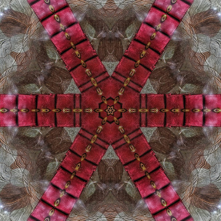 Kaleidoscope of color with beautiful ornamental - Thorough background summary - seamlessの写真素材