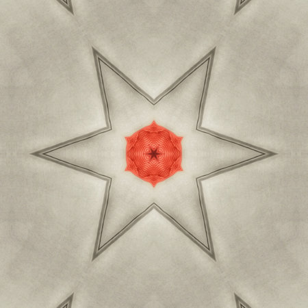 Kaleidoscope of color with beautiful ornamental - Thorough background summary - seamlessの写真素材