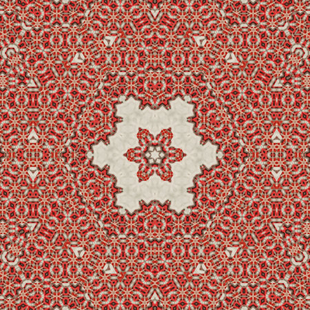 Kaleidoscope of color with beautiful ornamental - Thorough background summary - seamless