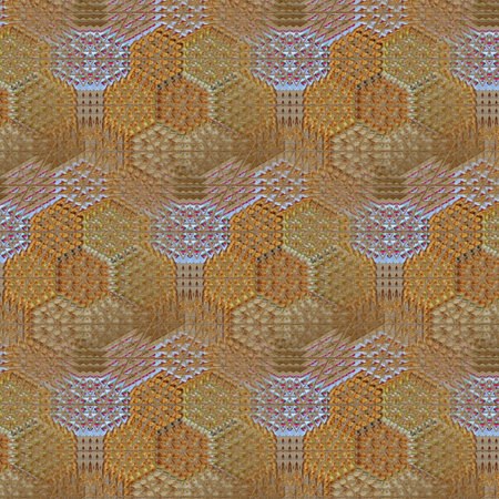 Seamless pattern of hexagons. For eg fabric, wallpaper, wall decorations.