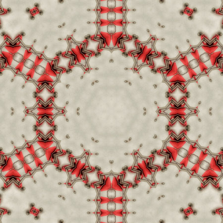 Kaleidoscope of color with beautiful ornamental - Thorough background summary - seamless