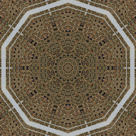 Kaleidoscope of color with beautiful ornamental - Thorough background summary - seamless