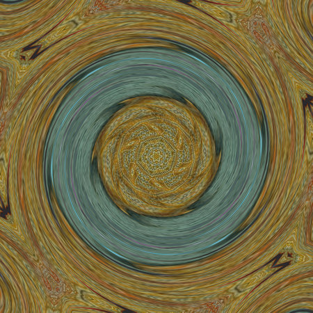 Abstract seamless pattern with concentric circles in the form of spirals
