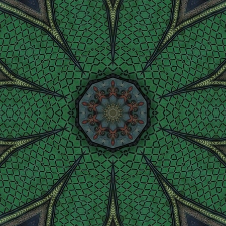 Kaleidoscope of color with beautiful ornamental - Thorough background summary - seamless