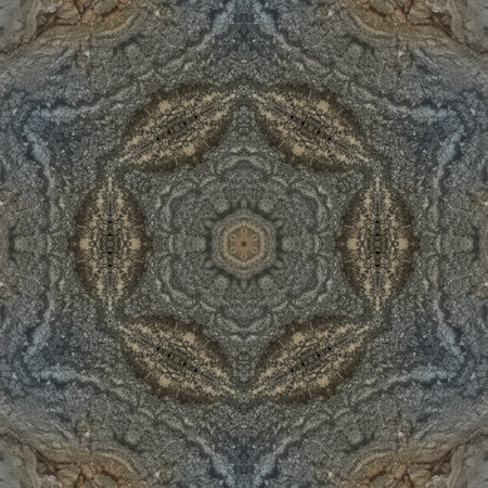 Kaleidoscope of color with beautiful ornamental. Seamless pattern.