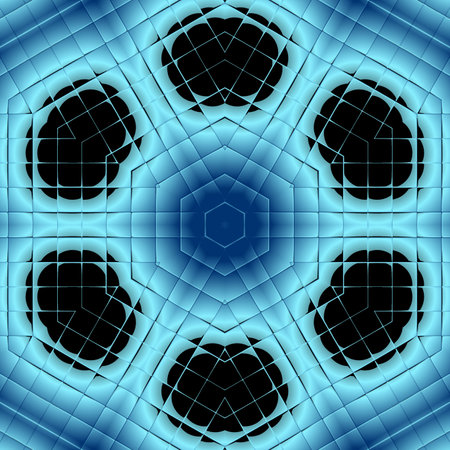 Seamless background pattern. Abstract kaleidoscope symmetrical pattern.