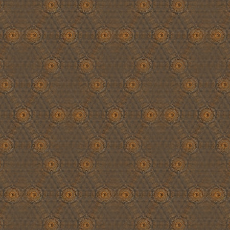 Seamless abstract pattern, symmetrical and intricate in brown tones