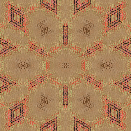 Seamless kaleidoscope pattern, endless texture for wallpaper.