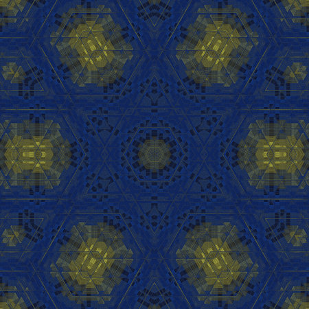 Abstract kaleidoscopic pattern. Seamless texture. Colorful background.