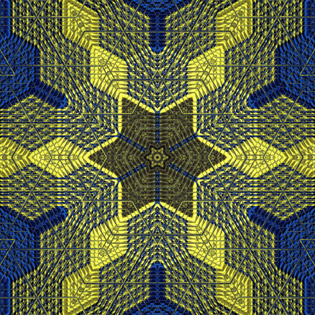 Kaleidoscopic wallpaper tiles. Seamless texture or background