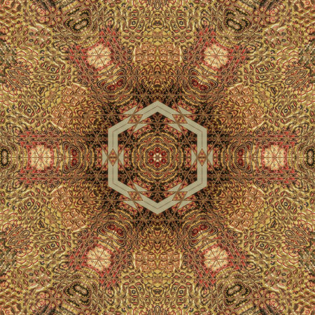 Kaleidoscope of color with beautiful ornamental - Thorough background summary - seamless
