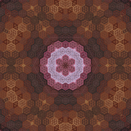 Kaleidoscopic wallpaper tiles. Seamless texture or background