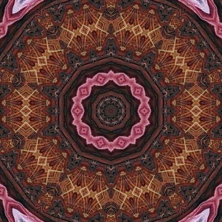 Kaleidoscope of color with beautiful ornamental - Thorough background summary - seamless