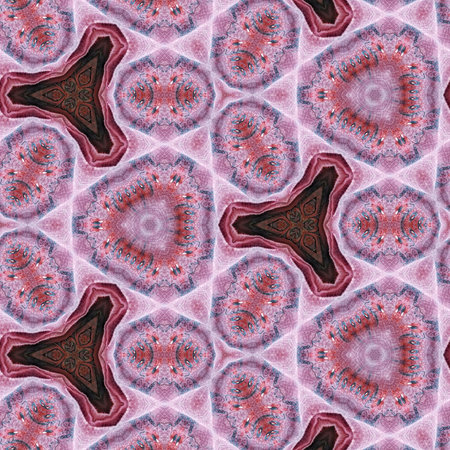 Kaleidoscope of color with beautiful ornamental - seamless background