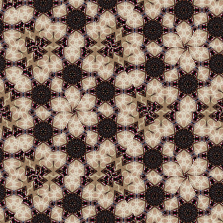 Kaleidoscope of color with beautiful ornamental - Thorough background summary - seamlessの写真素材